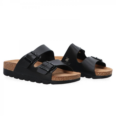 CIABATTAPOLO CLUB BERRY DOPPIA FIBBIA PLATFORM DONNA