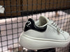 Sneakers Ynot con charm strass su lacci lurex bicolore