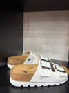 CIABATTA  POLO CLUB BERRY DOPPIA FIBBIA PLATFORM DONNA