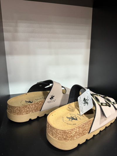 CIABATTAPOLO CLUB BERRY DOPPIA FIBBIA PLATFORM DONNA